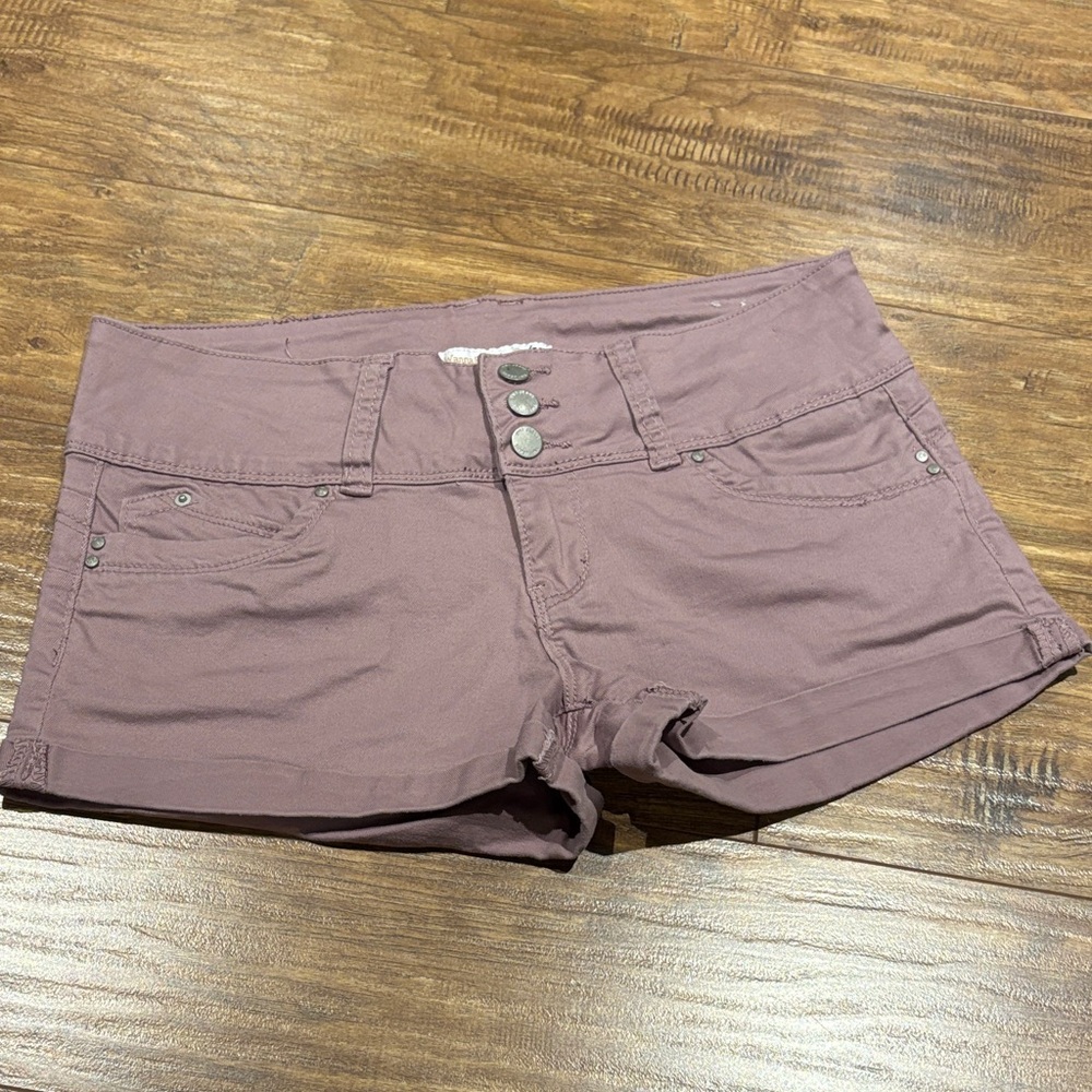 YMI wannaBettabutt High Waist Mauve Shorts